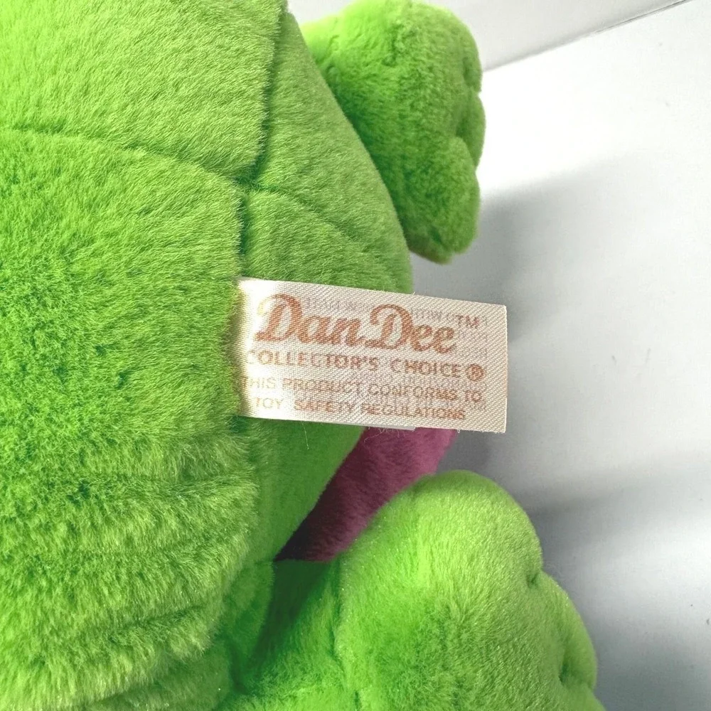 Dan Dee Green Frog Plush 11